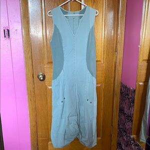 Elegant XCVI Sleeveless Greenish Grey Dress